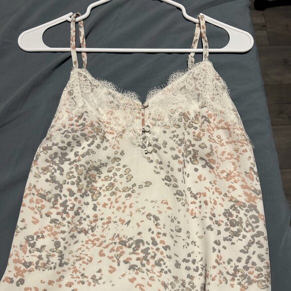 Lace Tank Soft Cream and Pink Design - Picture 1 of 8